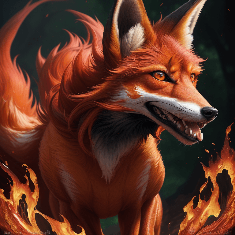 AI generated: 8k, 3D, UHD, highly detailed, hyper detailed, masterpiece, detailed oil painting, portrait of fire e...
