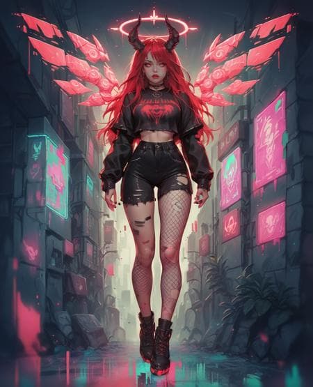 Vixon's Pony Styles - gothic neon