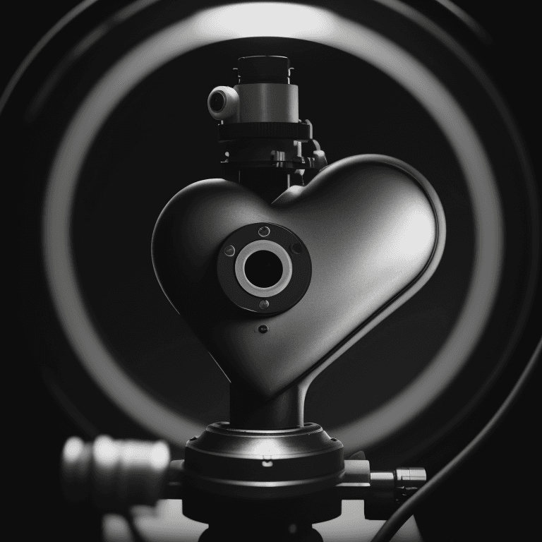AI generated: pumping heart, photographic cinematic