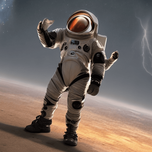 AI generated: space suit with boots, futuristic, character design, cinematic lightning, epic fantasy, hyper realis...