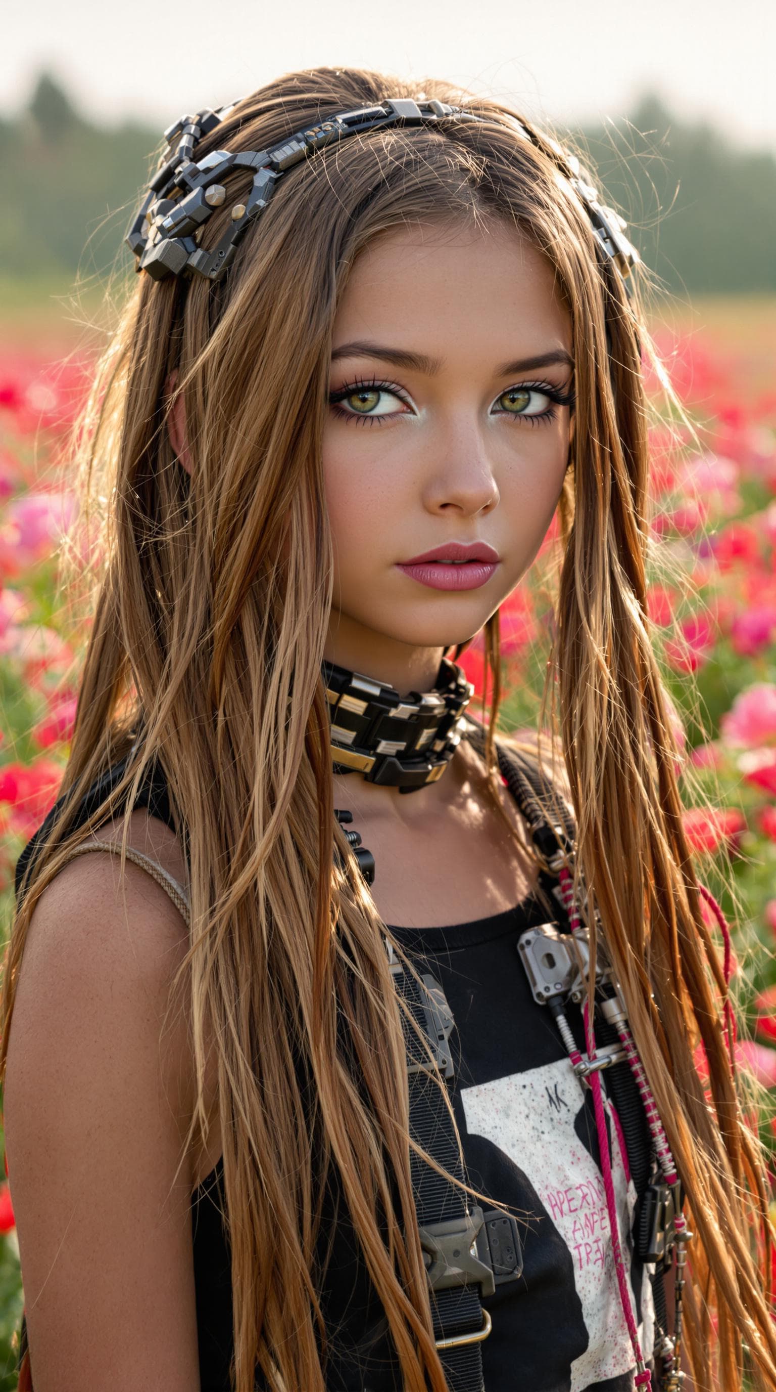 AI generated: a professional photo of a exceptionally beautiful girl in the world, (age 10), (ten year old) of the...