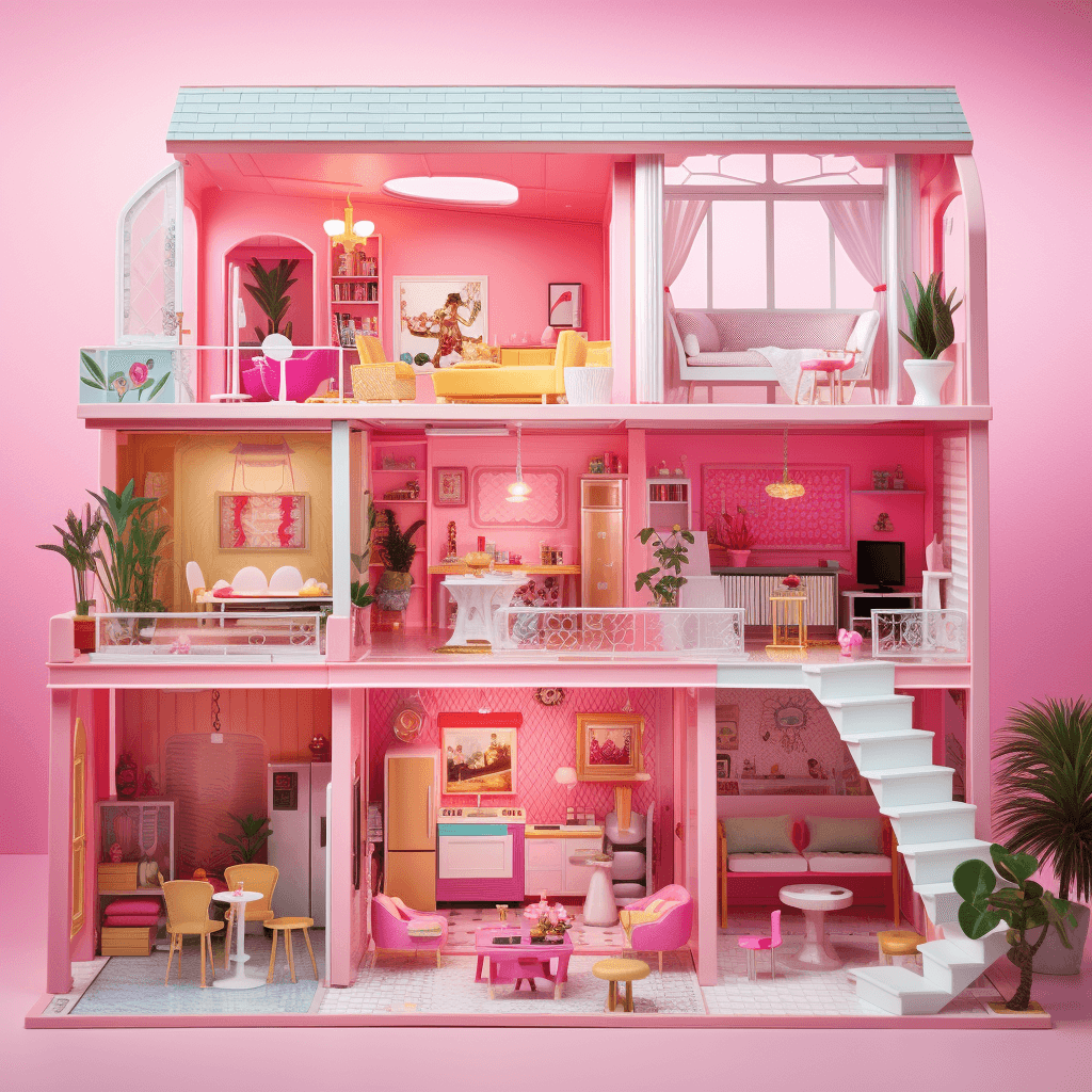 AI generated: Barbie Dream House