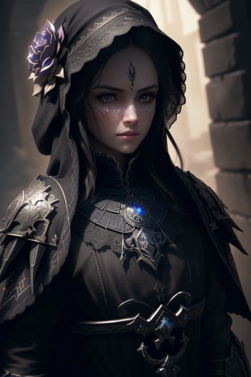AI generated: (extremely detailed 8k wallpaper), a medium shot photo of a fearful necromancer, Intricate, High Det...