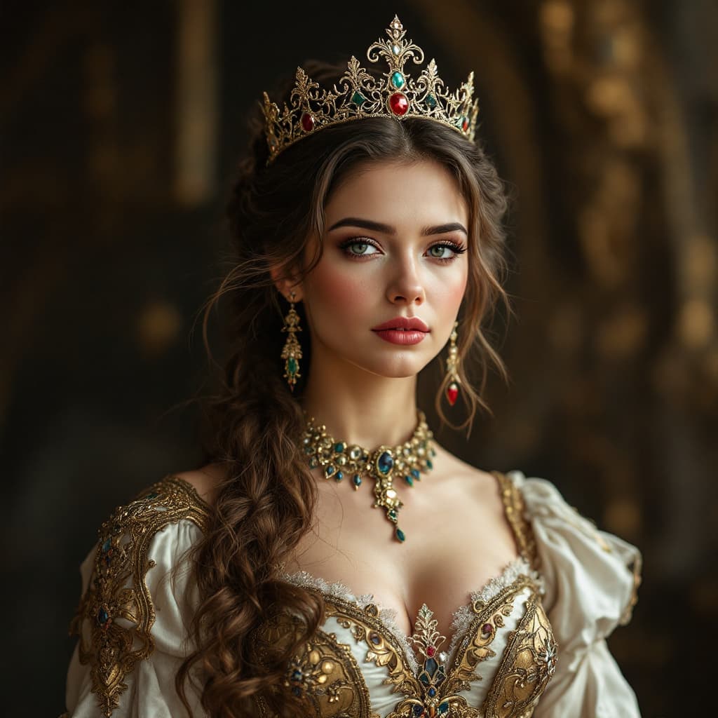 AI generated: princesa do inicio do seculo 19 inspirado na tik tok russa steshka