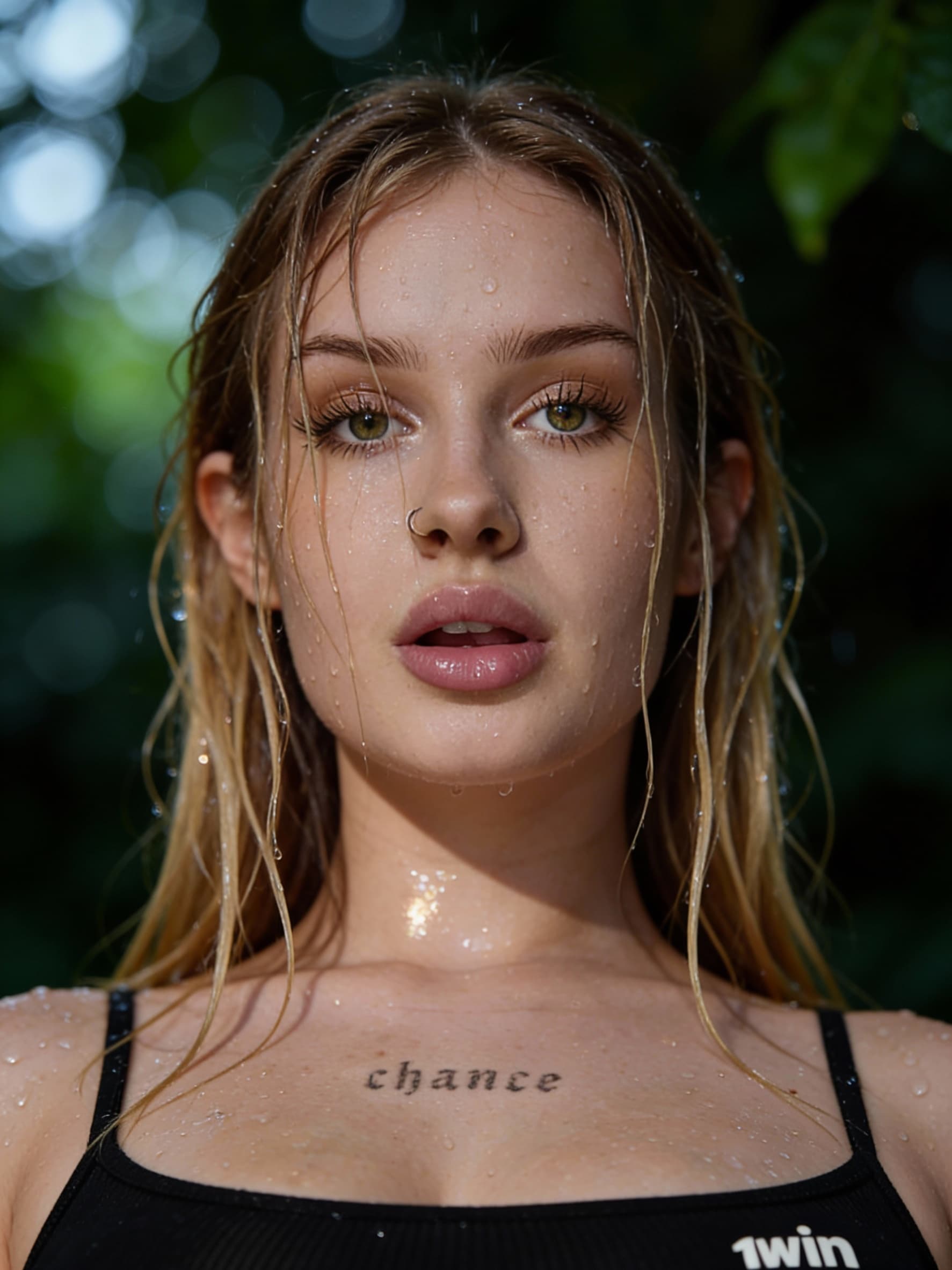 AI generated: {
  "subject": {
    "type": "uploaded woman,
    },
    "skin": {
      "texture": "high detai...