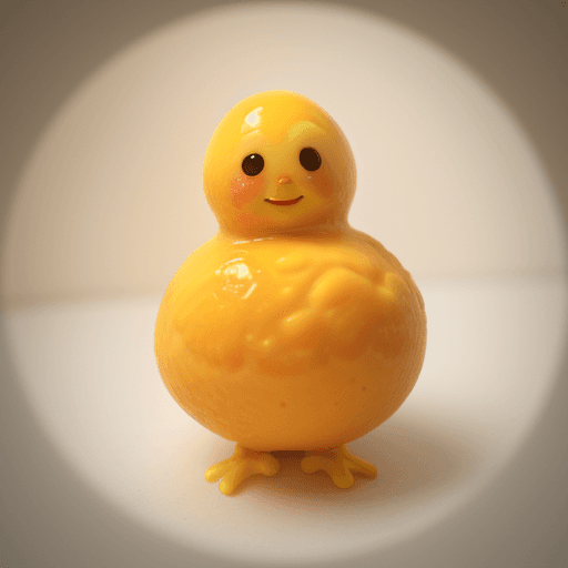 AI generated: yolky girl