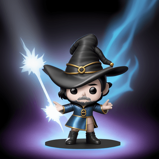 AI generated: funko pop, sorcerer 