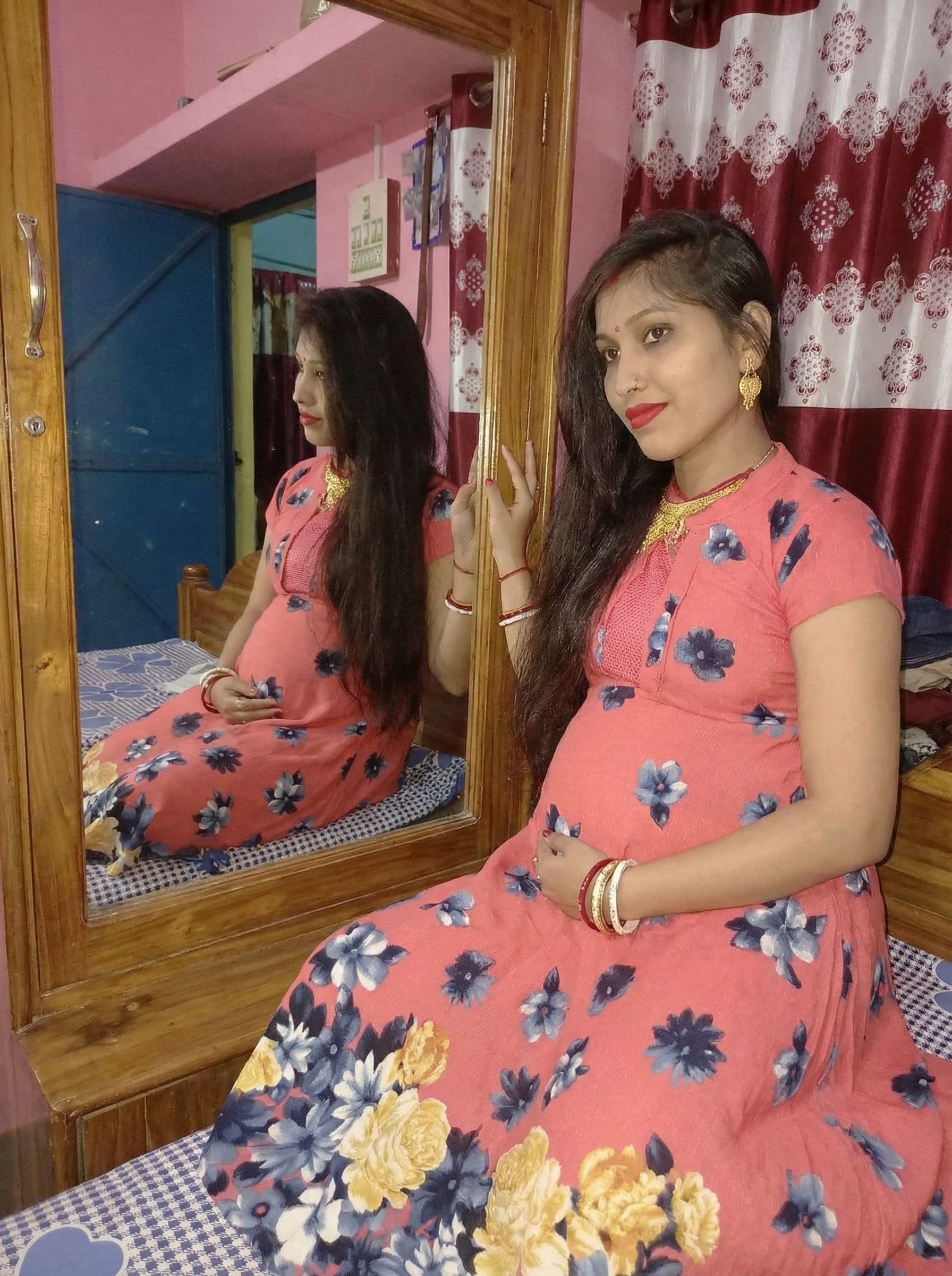 AI generated: in front of the mirror