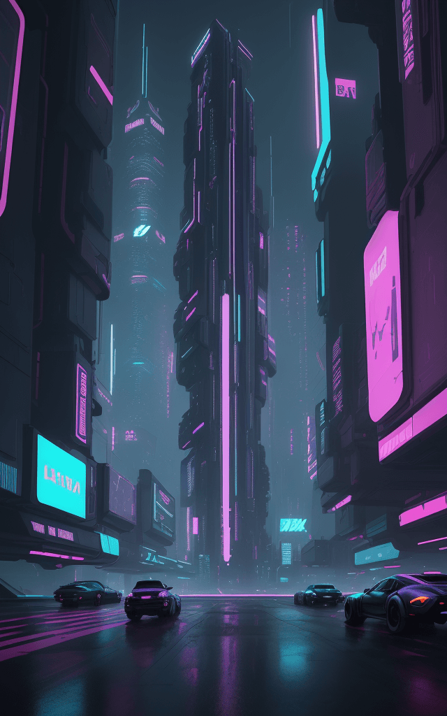 AI generated: You're an AI artist specializing in creating futuristic cyberpunk cityscapes with a sleek and vibran...