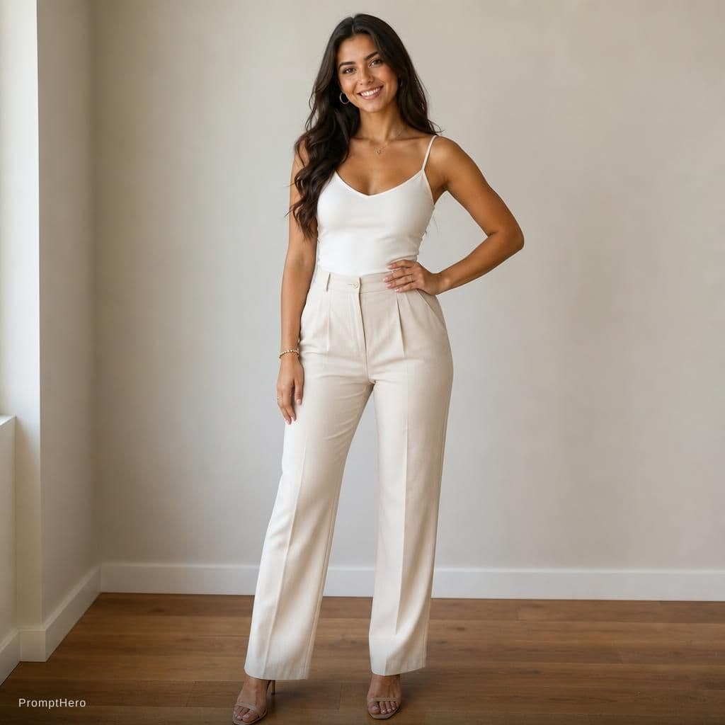 AI generated: portrait of a woman, full body