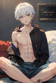 AI generated: cute white boy.
