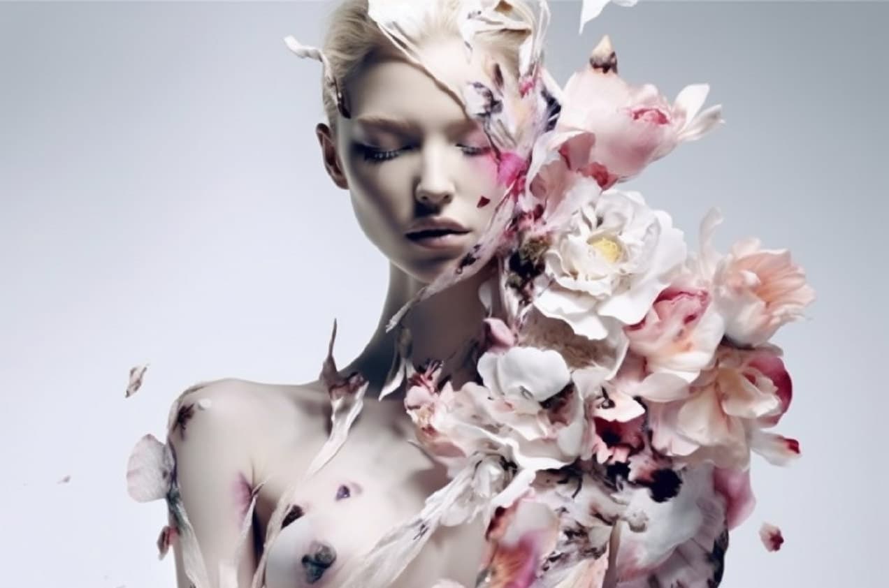 AI generated: girl. every detail is perfect. High quality photo. nick knight --v 5 --ar 3:4