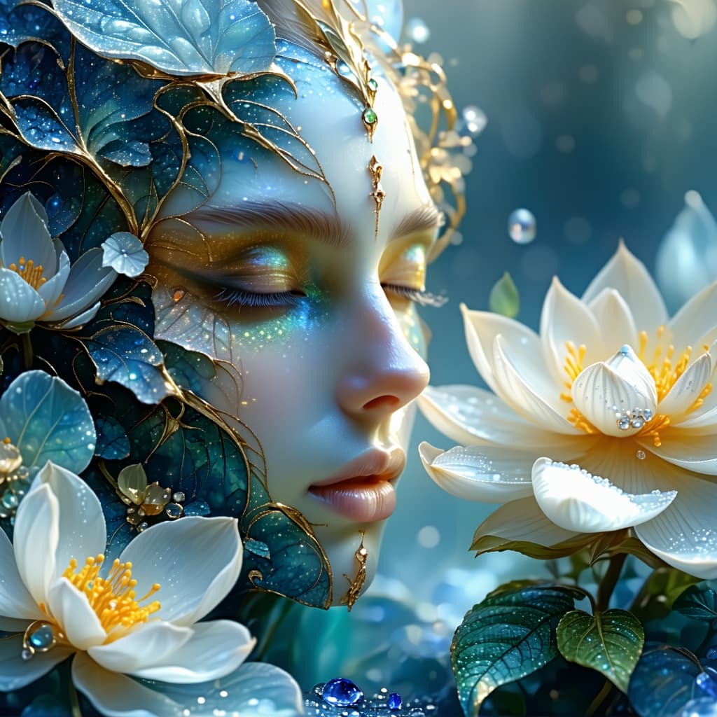 AI generated: Fantasme surréaliste d'un rêve d'harmonie et d'amour, détails épiques et complexes, mystique et imag...