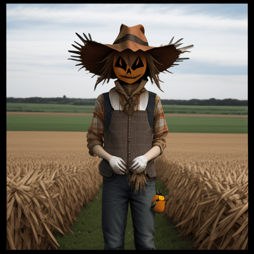 AI generated:  scarecrow