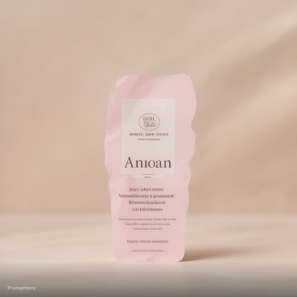 AI generated: i want to generate a design system for a skin care product 
