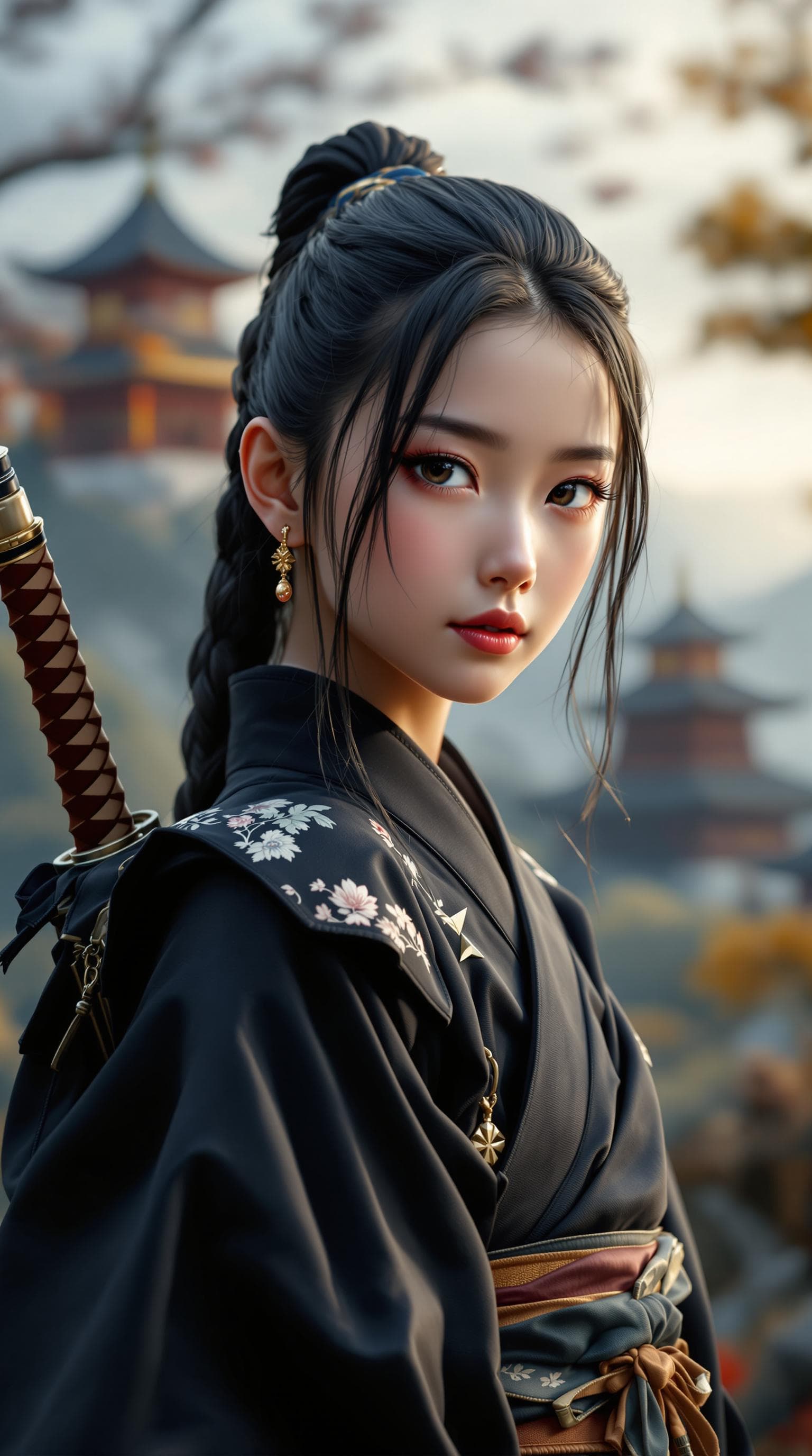 AI generated: a professional photo of a exceptionally beautiful girl in the world (must be age 7), (seven year old...