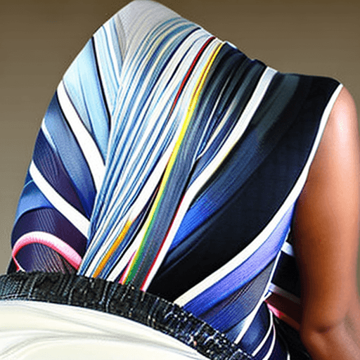 AI generated: Photo of a ultra realistic masterpiece, best quality, white hair, long hair, ribbons, 1girl, ass big...