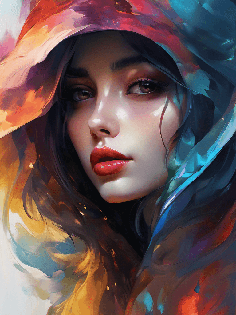 AI generated: ethereal beauty, digital painting, (expressionism:1.1), emotional, high quality, unforgettable, emot...