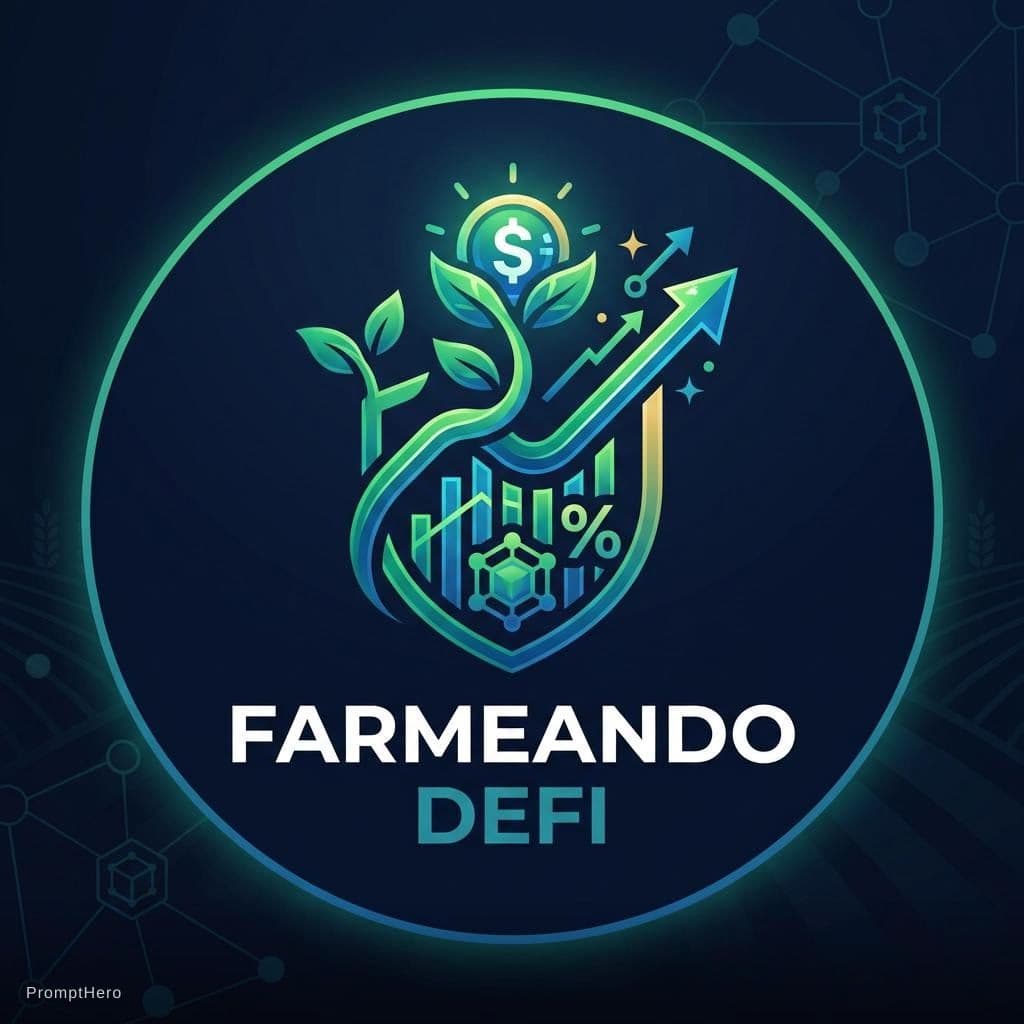AI generated: create a logo for a yield farming twitter profile, the profile is called FarmeandoDefi