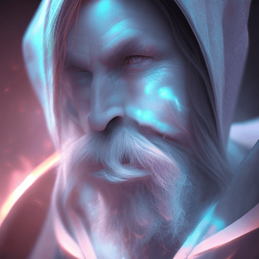 AI generated: character concept, cosmic void wizard, mist and smoke, photorealistic, red eyes unreal and octane re...