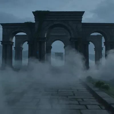 AI generated video: Adondone place misterious 