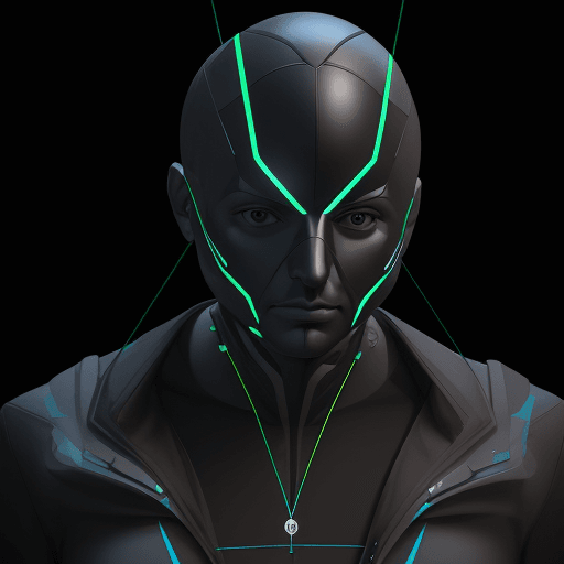 AI generated: A developer creating the metavers; vector; realistic; 8k