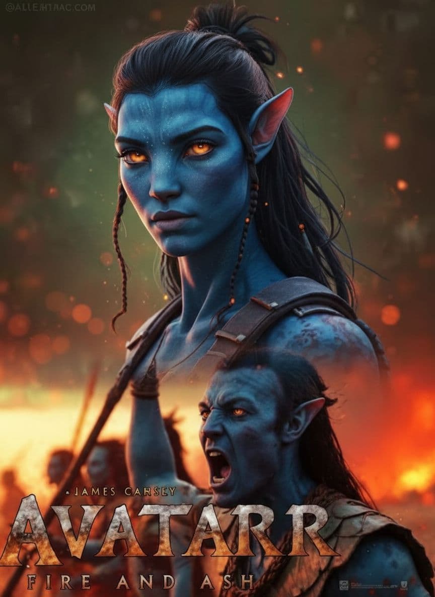 AI generated: avathar film character (fire and Ash )
