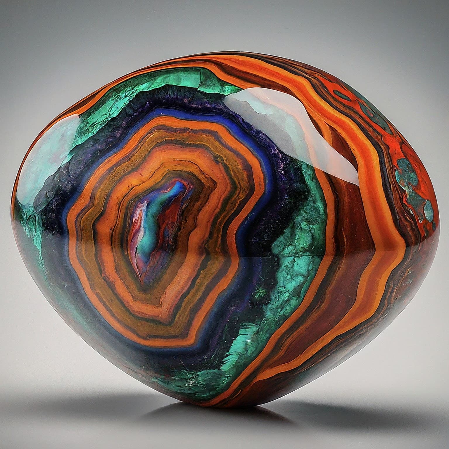 AI generated: A stunning macro photograph captures the breathtaking beauty of a one-of-a-kind precious stone, comp...