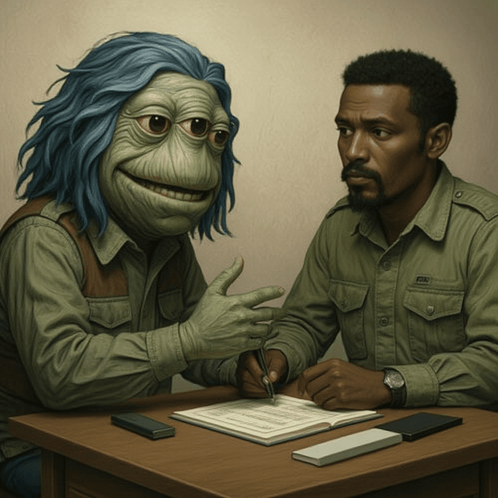 AI generated: can you make this character negotiating with a terrorist group from Somalia?