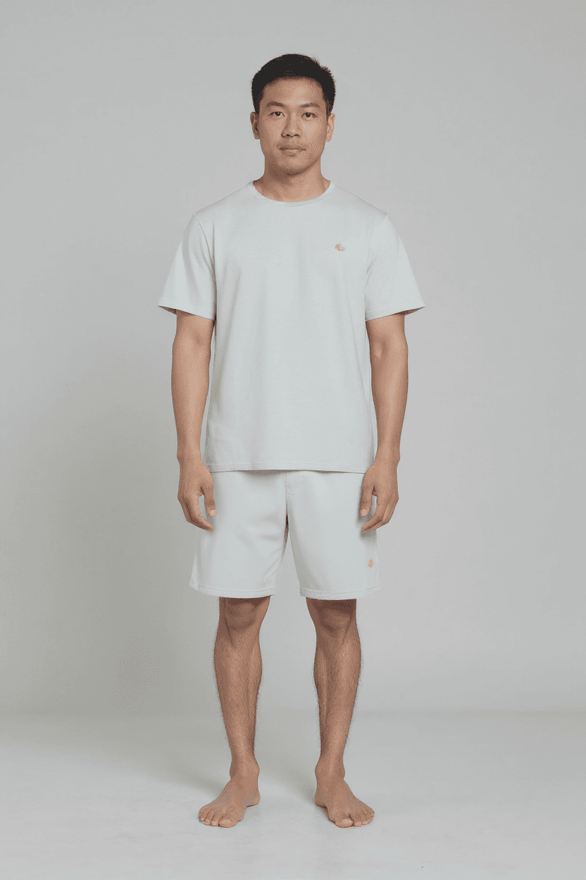 AI generated: change the model into an asian man