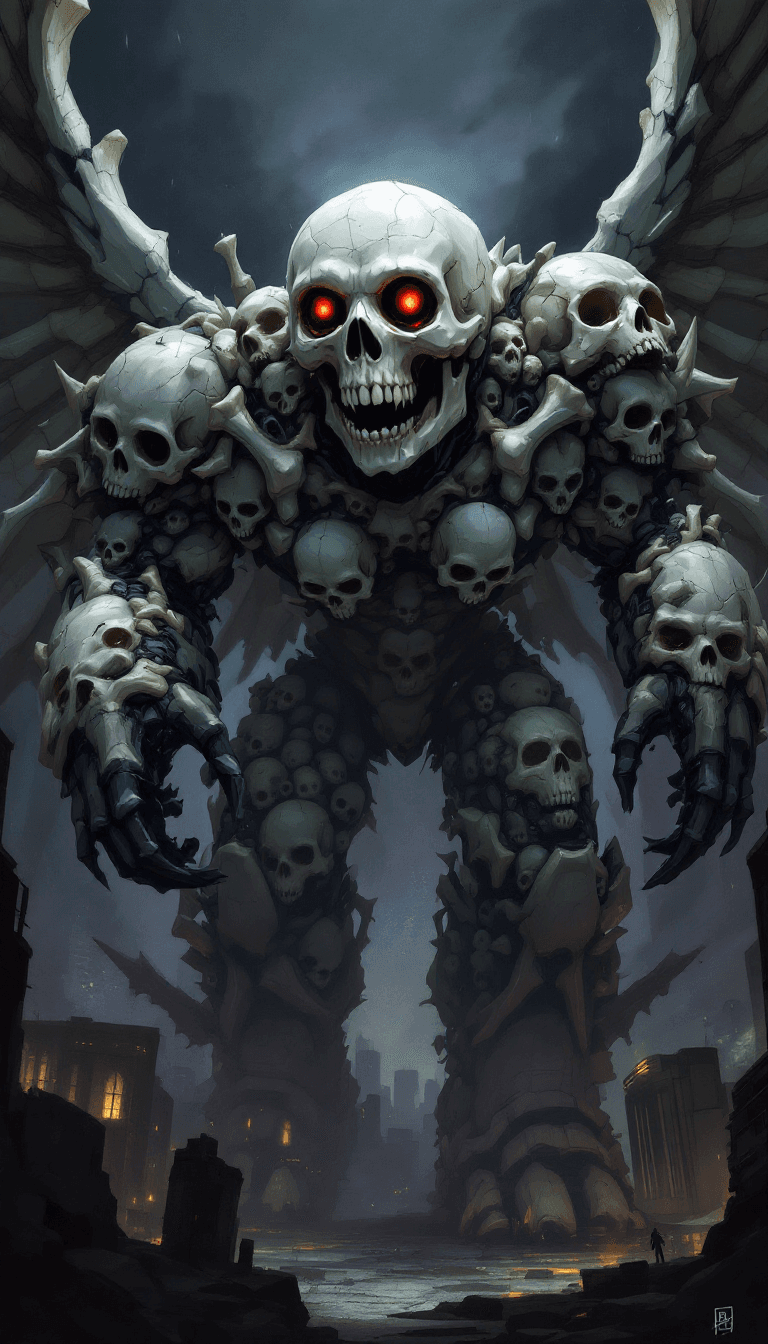 AI generated: slimes_skullwm, score_9, score_8_up, score_7_up, masterpiece, best quality, ultra-detailed, ultra-de...