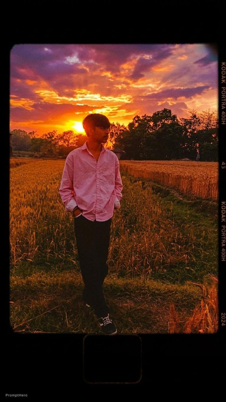 Hero prompt: A beautiful sunset