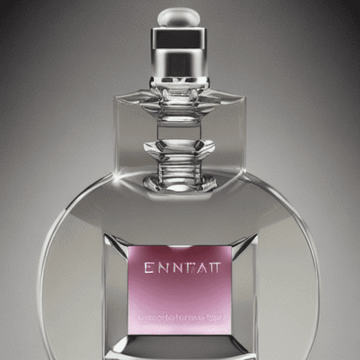 AI generated: Enchanté Amour" is a captivating and alluring perfume designed Bottle for high end designer line. Ve...