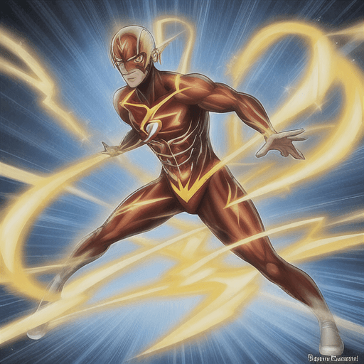 AI generated: The flash com capuz vermelho