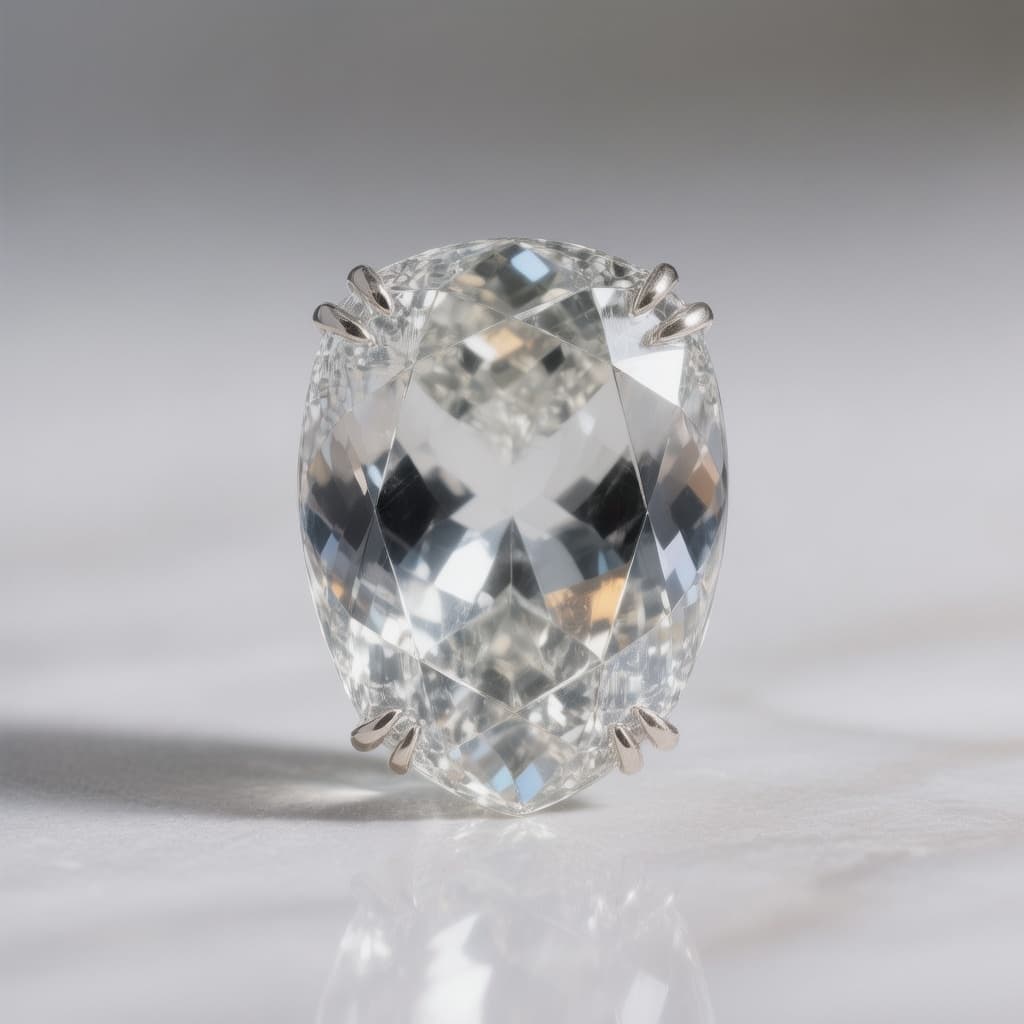 AI generated: A fine art, elegant and refined pear cut gemstone.