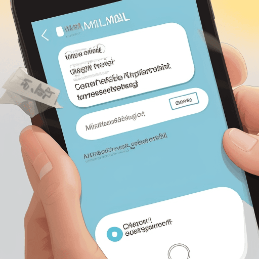 AI generated: A digital illustration depicting the concept of "Sending messages - contacts without email (phone) w...
