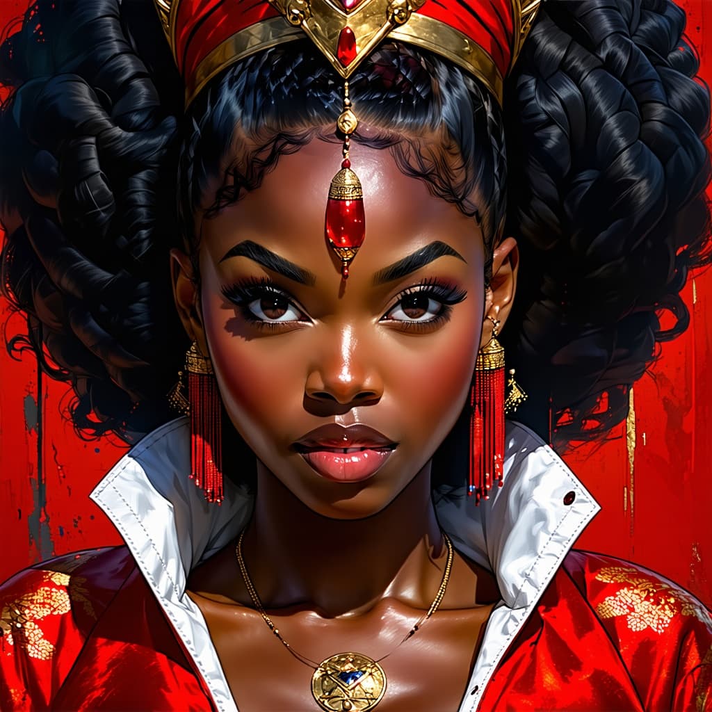 AI generated: :  sango fantasy, fantasy magic,  , intricate, sharp focus, illustration, highly detailed, digital p...