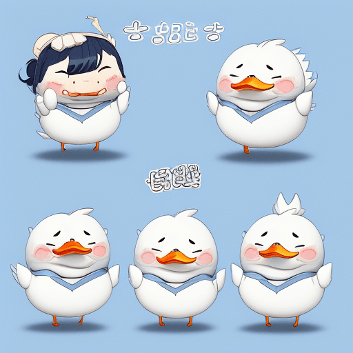 AI generated: a drawing for the dragon daily timetable stickers, inthe style of hallyu, , mori kei, duckcore, plus...