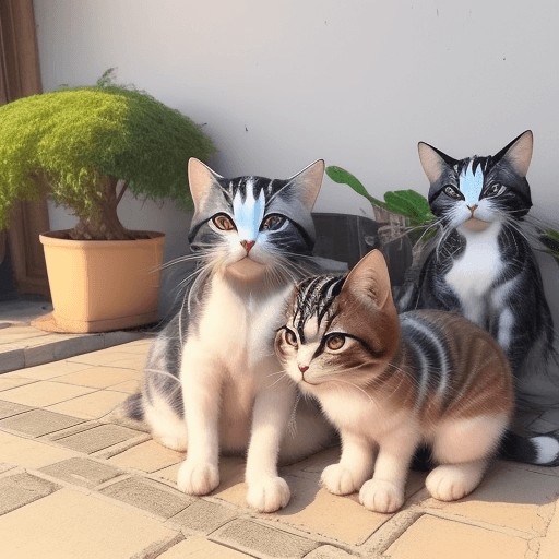 AI generated: büyük duvara asılı Türk bayraklığının önünde
vahşi kedi  tarihi mekan 