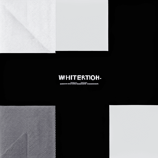 AI generated: High resolution photo made in gray tones, divided into two parts white and black with a divider in t...