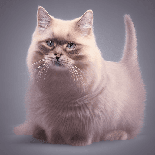 AI generated: "A cute and realistic 3D cat, sitting in a relaxed pose. The cat has soft, fluffy fur with a natural...