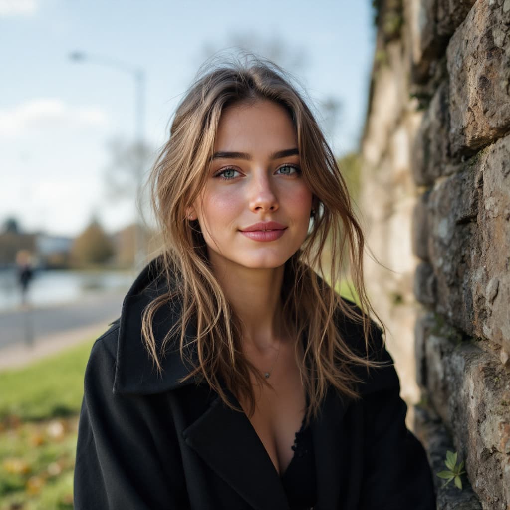 AI generated: 18-20-year-old French woman 

