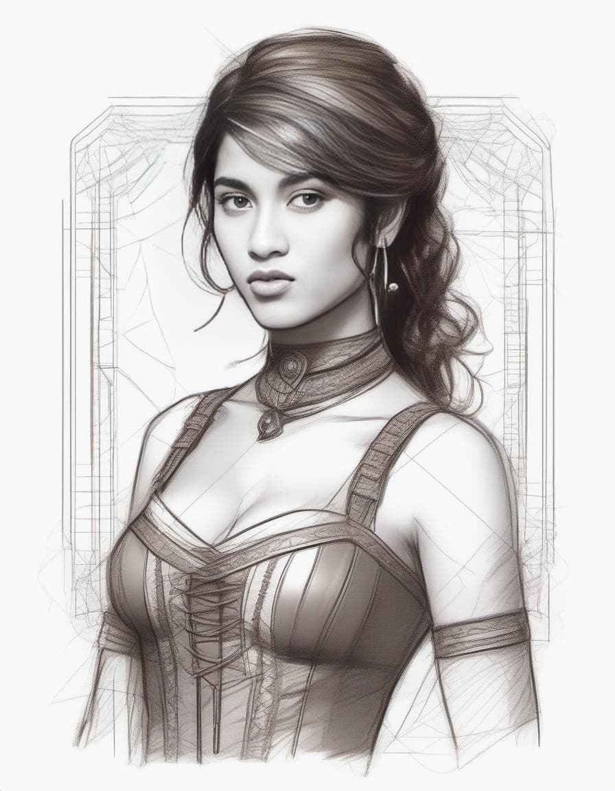AI generated: Sketchbook Style, Sketch book, hand drawn, dark, gritty, realistic sketch, Rough sketch, mix of bold...