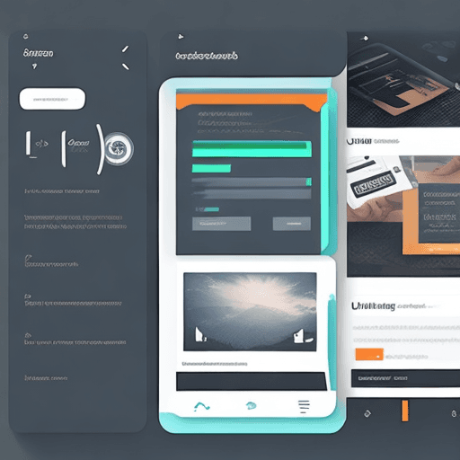 AI generated: web app ui ux design,