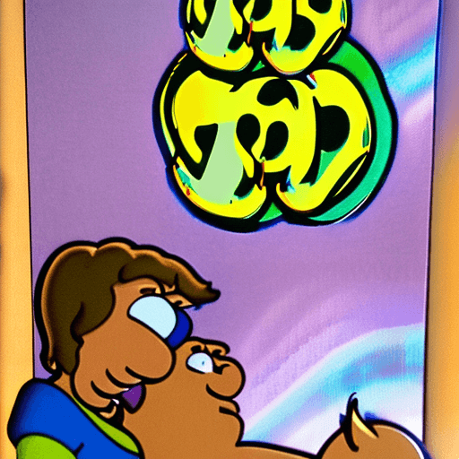 AI generated: scooby doo and mummy