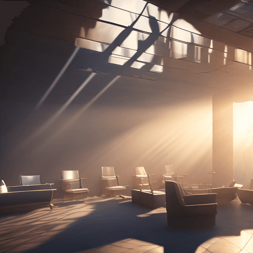 AI generated: waiting room to heaven, god rays, cinematic lighting, intricate details, genius, 8k, clouds, beautif...