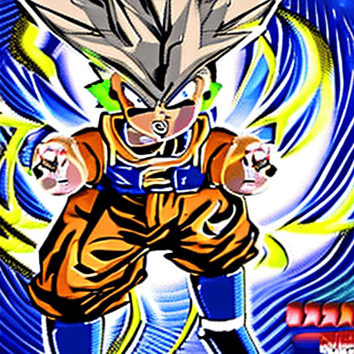 AI generated: dragon ball super wallpaper, in the style of dark yellow and dark beige, photo-realistic drawings, r...