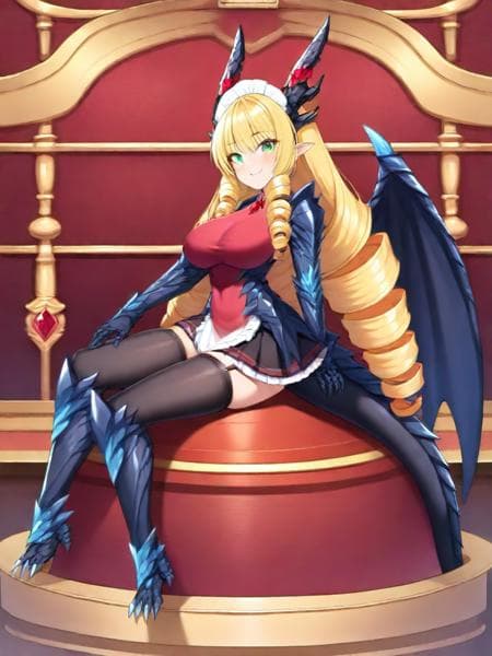 [Futtora's Crystal Dragon Girl ] [character name :Maid younglady Ruby]