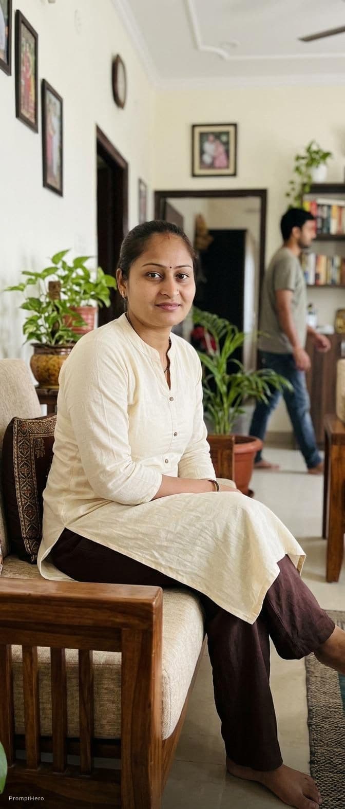 AI generated: Puri photo Bina kapde ki aunty aur Braham