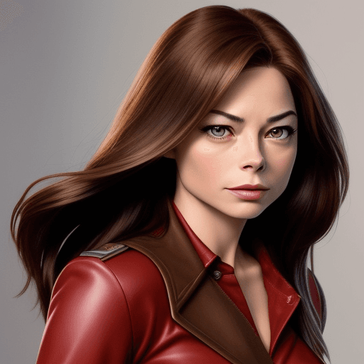 AI generated: Kristin Kreuk as Lana Lang if she was in a 80s western movie as a damsel in distress 
